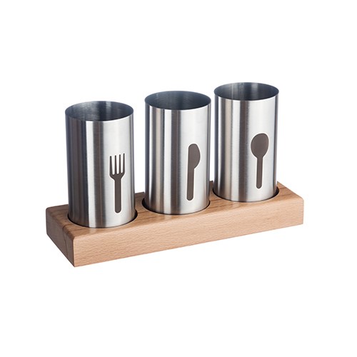 Holder With Caddy for Spoons , Knives And Forks